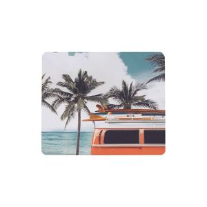 BESTSUB Пад за мишка, 23.5 х 19.5 cm, дебелина 3 mm, бял