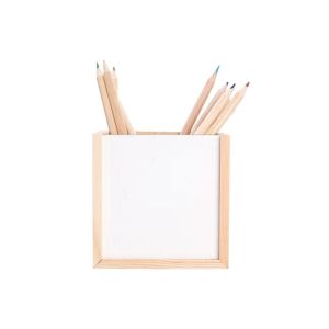 BESTSUB Поставка за моливи, с плъзгаща се вложка за печат