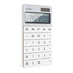 Калкулатор Deli NuSign NS041, Бял