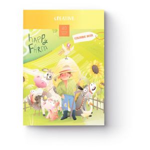 Книжка за оцветяване Creative Children, 40 стр., Farm