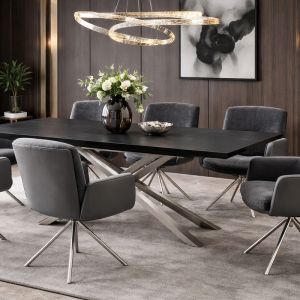 Разтегателна трапезна маса KIKOL - кафява