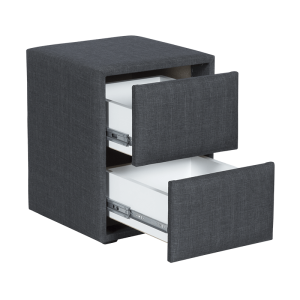 Нощно шкафче за спалня COTTON - графит 501