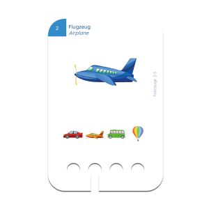 Образователни карти, за кутия Puncho - Превозни средства, 2-3 години