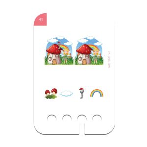 Образователни карти, за кутия Puncho - Открий разликите, 5-6 години