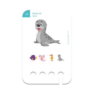 Образователни карти, за кутия Puncho - Морски свят, над 2 години