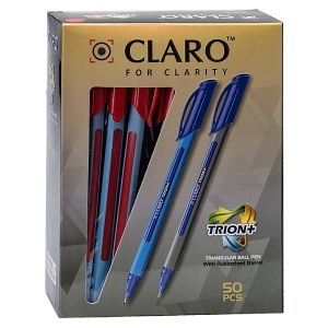Химикалка Claro Trion+ 0.7 mm, Червен
