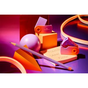 Faber-Castell Моливи Grip 2001, B, с острилка, Punchy melon, 2 броя