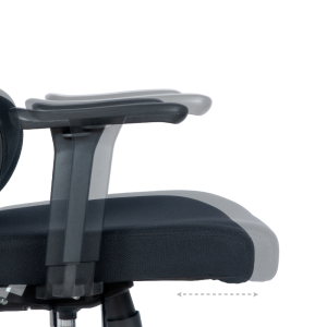 Ергономичен стол Carmen 7591 - черен