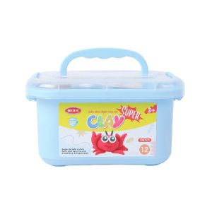 Beifa Пластилин, в кутия с дръжка, 120 g, 12 цвята