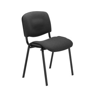 Nowy Styl Посетителски стол ISO Black, дамаска, черен