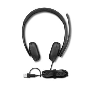 Слушалки Lenovo VoIP 5000, Microsoft Teams, USB Type-C, USB Type-A адаптер