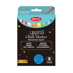 Beifa Маркер BV1-8B1 Chalk, комплект от 8 цвята