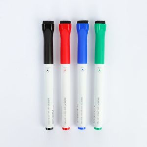 Beifa Борд маркер за бяла дъска BY703-C301, с гъбичка на капачката, комплект от 4 цвята