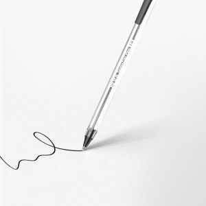 Beifa Гел ролер TA608-01B7, с капачка, 0.7 mm, прозрачен, черен