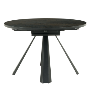 Разтегателна трапезна маса DOMINIK - черна