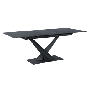 Разтегателна трапезна маса TINACO - черна