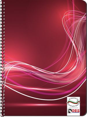 Бележник Deis 10х14 cm, тв.корици, спир, стил 2023