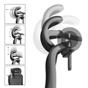 Ергономичен стол LERIK - черен