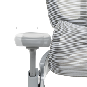 Ергономичен стол METZ - сив