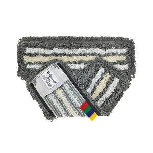 Моп York Qleanup Tri-Fiber, микрофибър, Color strips, 42.5 х 16.5 cm