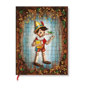 Paperblanks Тефтер Pinocchio, Ultra, широки редове, твърда корица, 72 листа