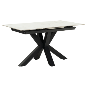 Разтегателна трапезна маса STARGARD - бял гланц