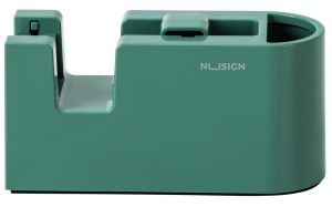 Диспенсър за тиксо Deli NuSign ENS121, Зелен