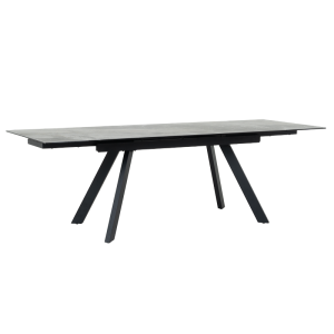 Разтегателна трапезна маса BARCIN - сив / кафяв
