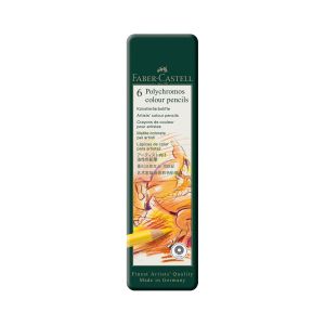 Faber-Castell Молив Polychromos, 6 цвята