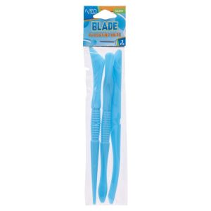 Ножчета за моделиране Sazio Blade, пластмасови, 3 броя