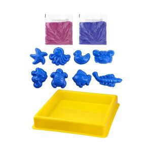 Комплект кинетичен пясък Junior Play Sand, животни, 500 g