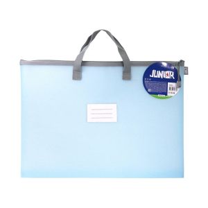 Чанта за рисунки Junior Bop, с дръжки, А3, синя