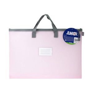 Чанта за рисунки Junior Bop, с дръжки, А3, розова