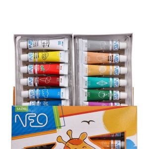 Темперни бои Sazio Fantasy, в тубички по 6 ml, 20 цвята