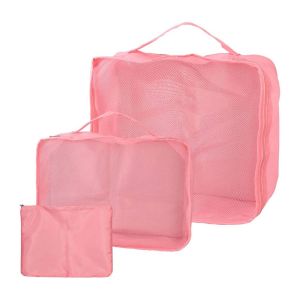 Комплект несесери за пътуване Empire Packy, розови, 3 броя