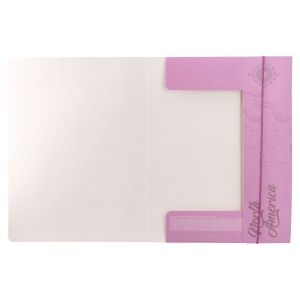 Папка Biro Time Apex 10, с ластик, А4, 10 mm, розова