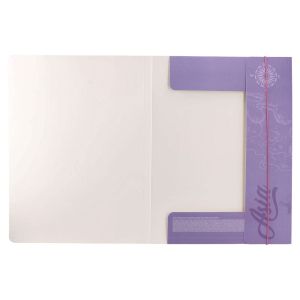 Папка Biro Time Apex 10, с ластик, А4, 10 mm, лилава