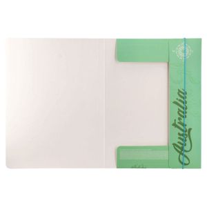 Папка Biro Time Apex 10, с ластик, А4, 10 mm, зелена