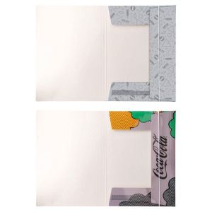 Папка Best Buy Apex 10, с ластик, 10 mm, асорти, 1 брой