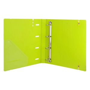 Папка Biro Time Vermont, А4, с 4 ринга и ластик, синя