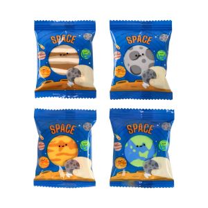 Гума за молив Sazio Loly, планета, асорти, 1 брой