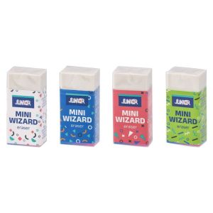 Гума за молив Junior Mini Wizzard, малка, асорти