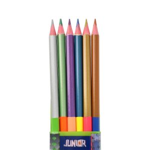 Цветни моливи Junior Ultra Special, двойни, 12 цвята