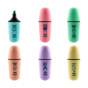 Текст маркер Junior 303 Mini, пастелни цветове, асорти, 1 брой