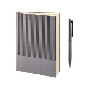 Комплект тефтер и химикалка Empire Regent, сиви