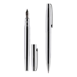 Комплект химикалка и писалка Empire Atomik, сребристи