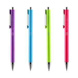 Химикалка Sazio Monochrome, автоматична, 0.7 mm, асорти, 1 брой