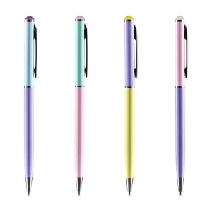 Химикалка Sazio Elegant, с камъче, 1.0 mm, асорти, 1 брой