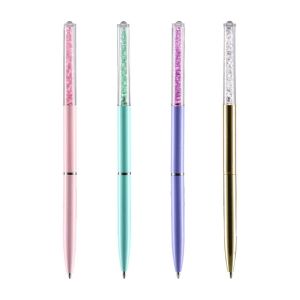 Химикалка Sazio Elegant, с камъчета, 1.0 mm, асорти, 1 брой