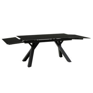 Разтегателна трапезна маса OPOLE - тъмносива